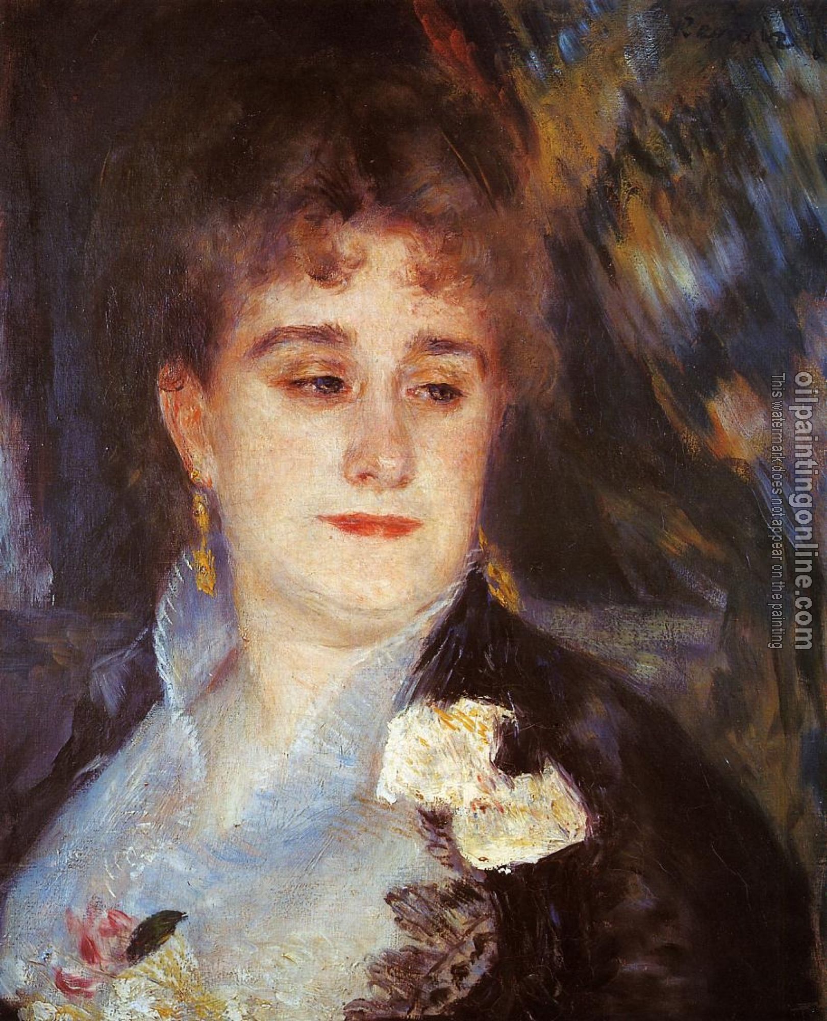 Renoir, Pierre Auguste - First Portrait of Madame Georges Charpentier